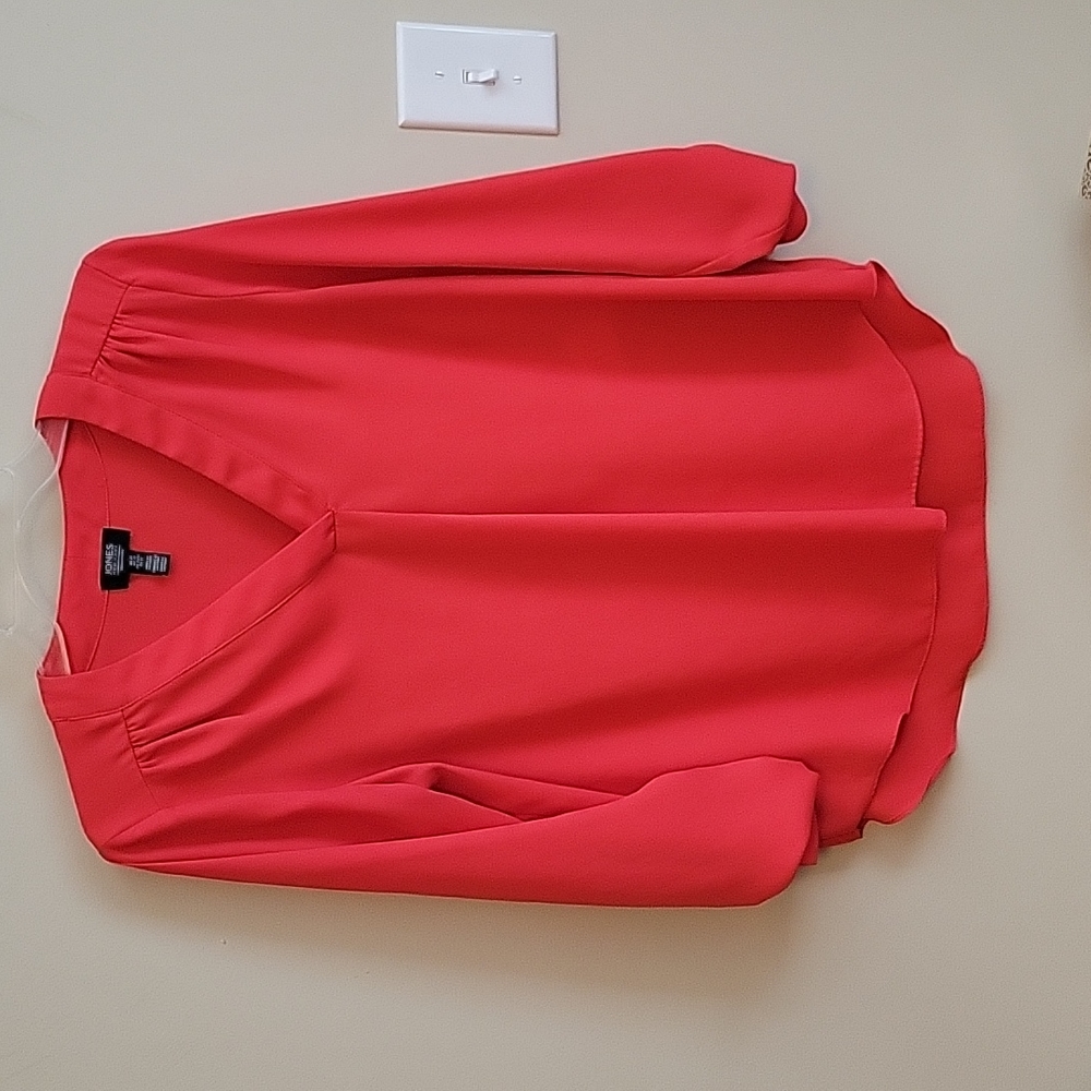 Red dress shirt